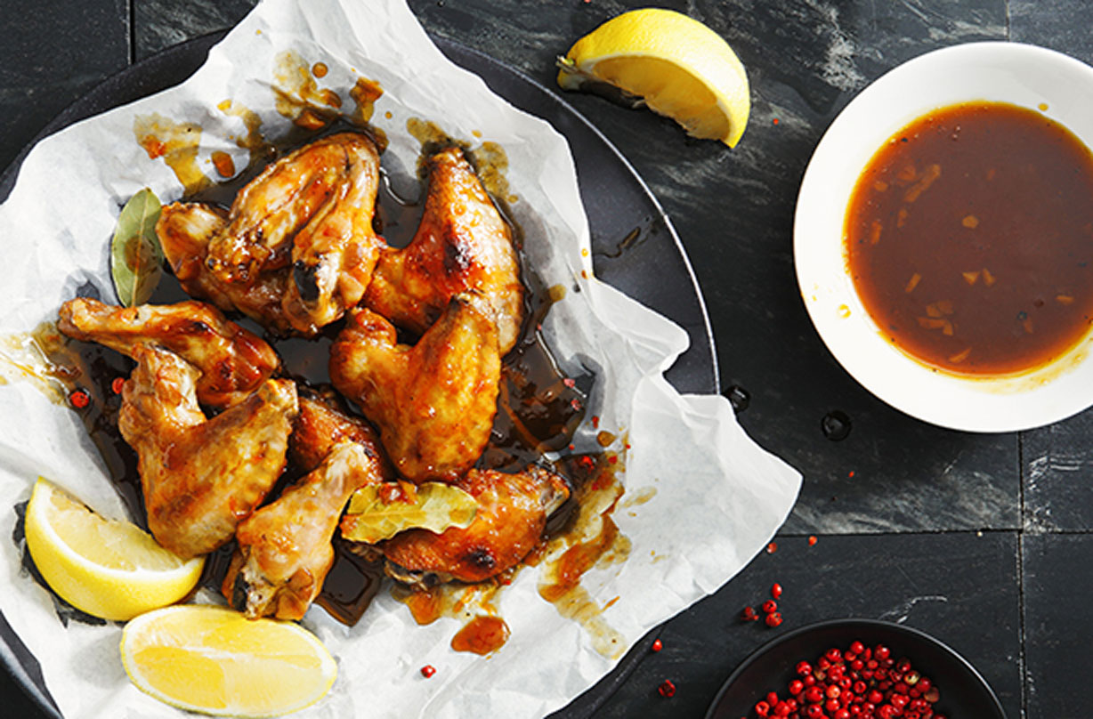 Sticky BBQ Chicken Wings