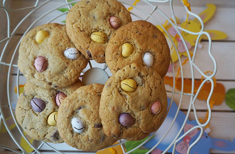 Chunky Mini Egg cookies