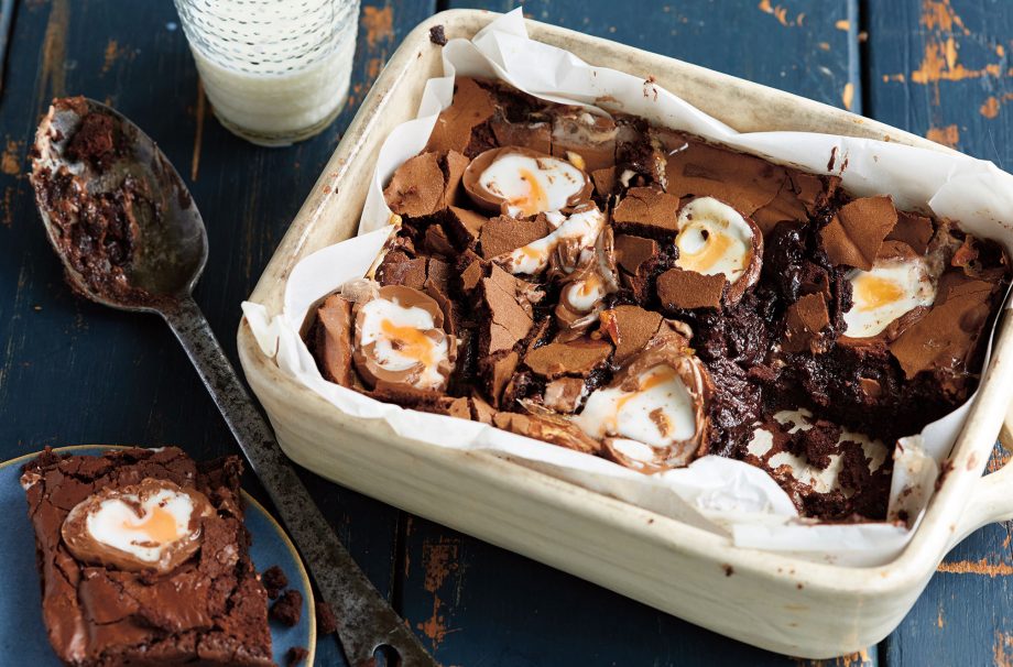 Easter egg brownies