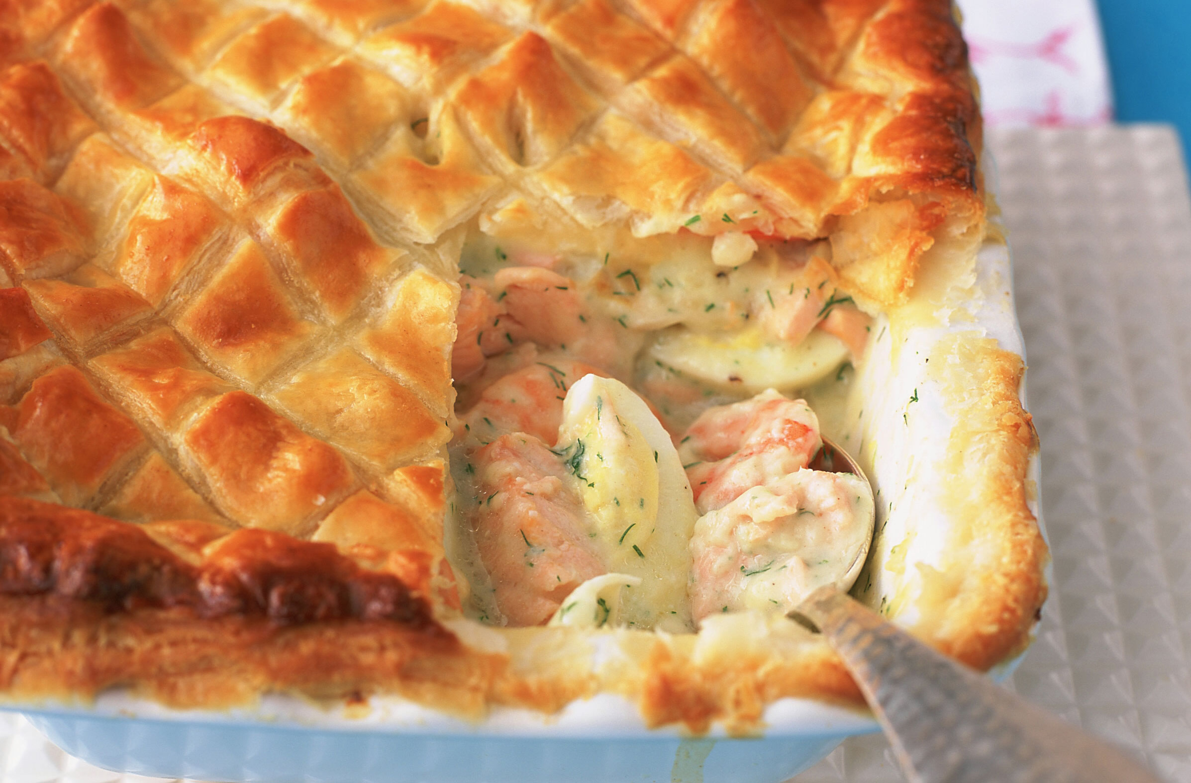 Luxury fish pie