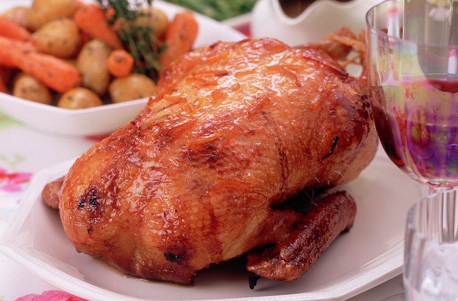 Marmalade-roasted duck and gravy