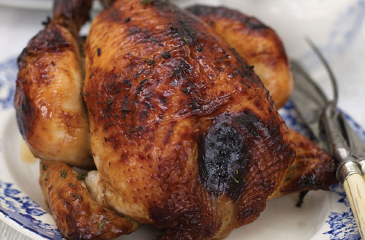 Mary Berry's orange and honey roast chicken