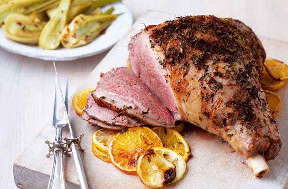 St Clements roast lamb