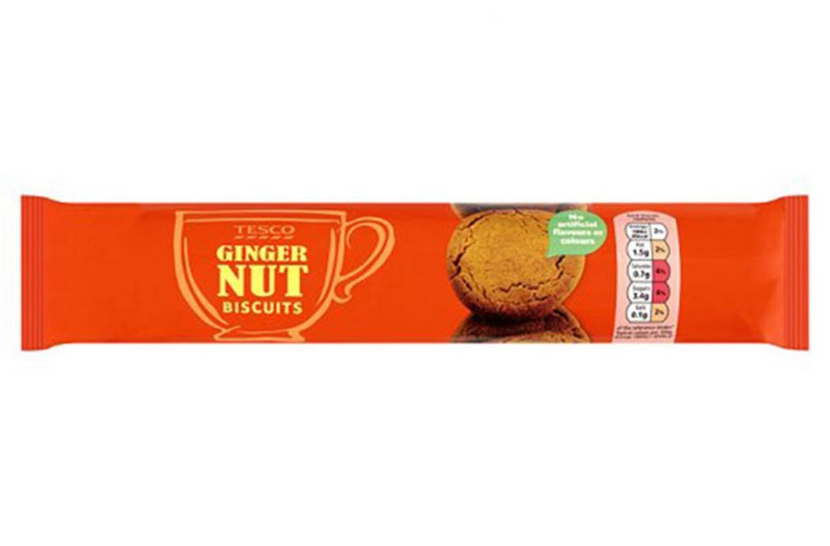 Tesco Ginger Nuts: 7/10