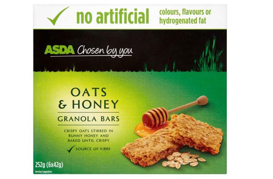 Asda Chosen by You Oats and Honey Bars