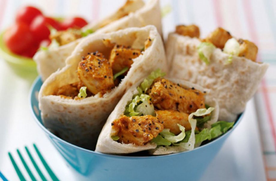 Chicken pittas