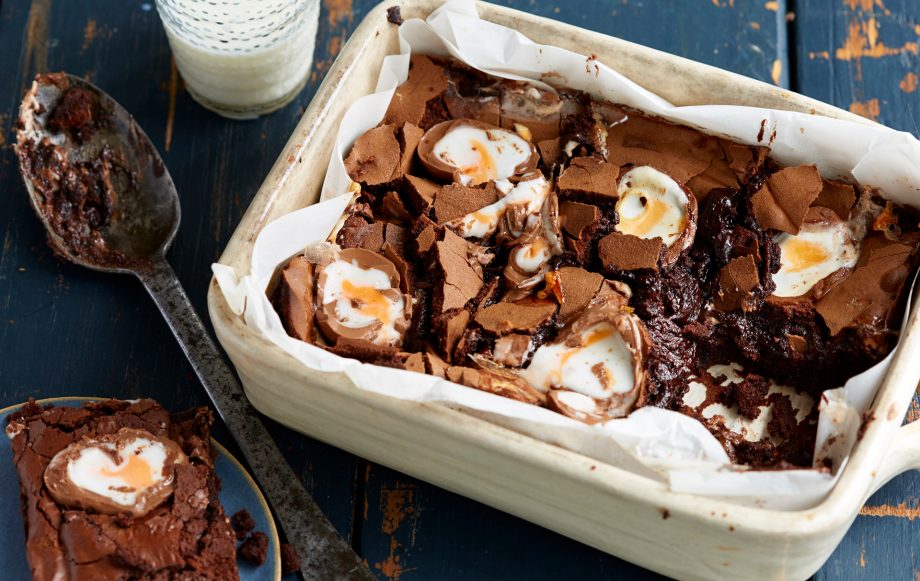 Creme Egg brownies