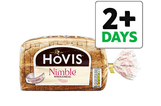 Hovis nimble wholemeal bread