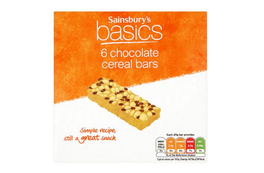 Sainsbury’s Basics Chocolate Chip Cereal Bars