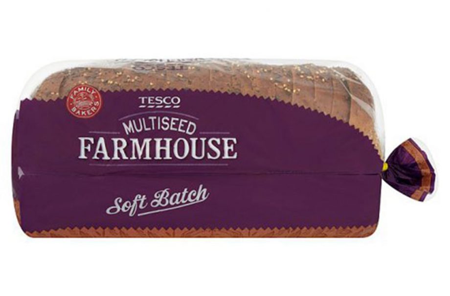 Tesco Multiseed Farmhouse Batch Bread: 2/10
