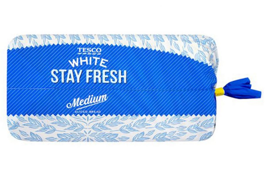 Tesco Stay Fresh White Medium Bread: 3/10