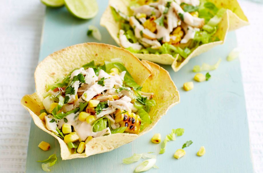 Chicken taco bowls
