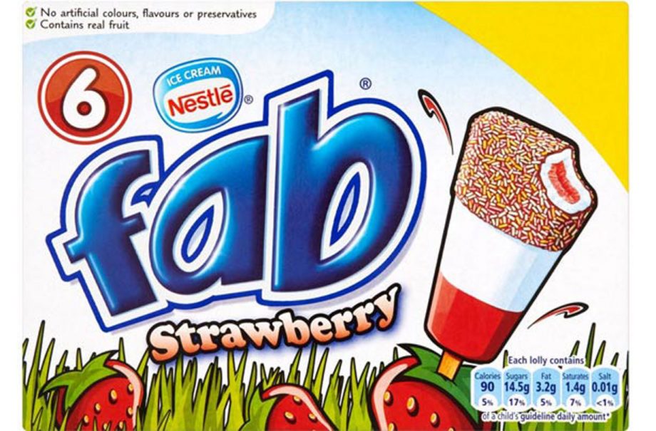 Fab ice lollies