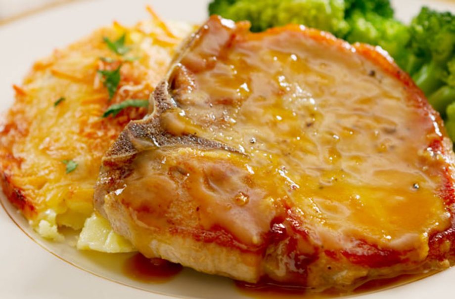 Pork chop recipes, Honey, mustard and orange pork chops