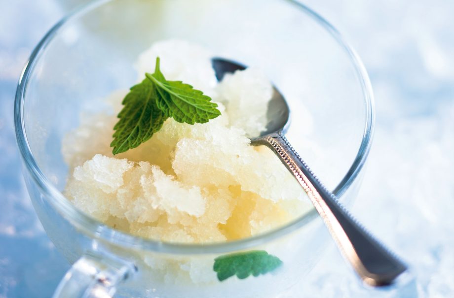 Lemon sorbet