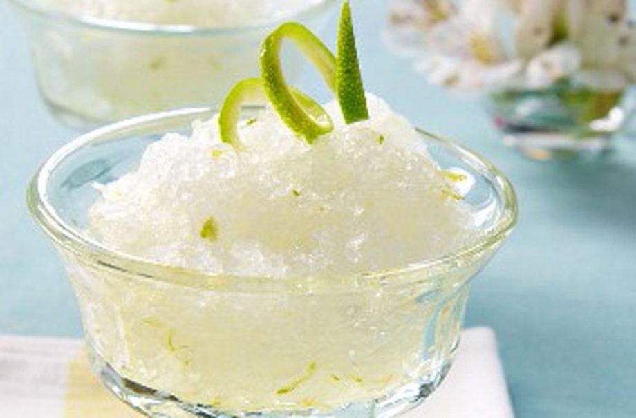 Lime granita