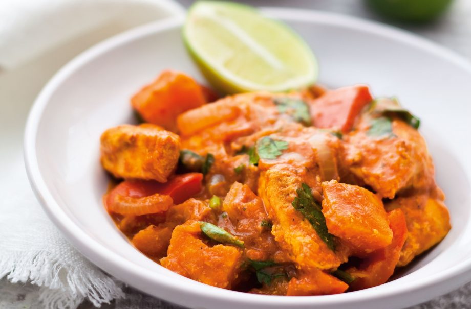 Low-calorie chicken tikka masala
