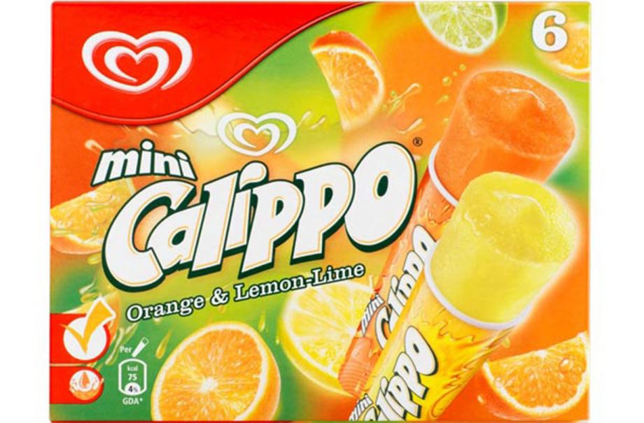 Mini Calippo ice lollies