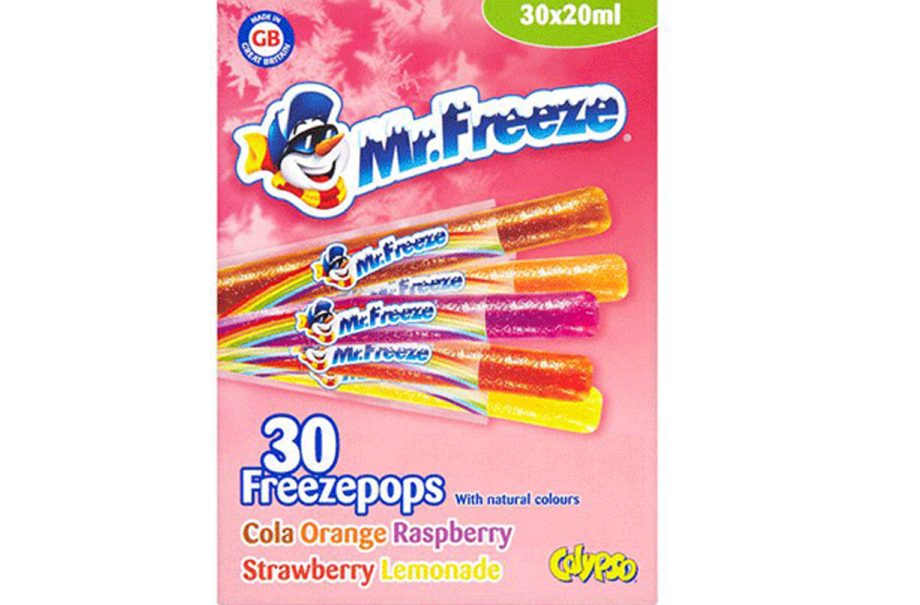 Mr Freeze freeze pops