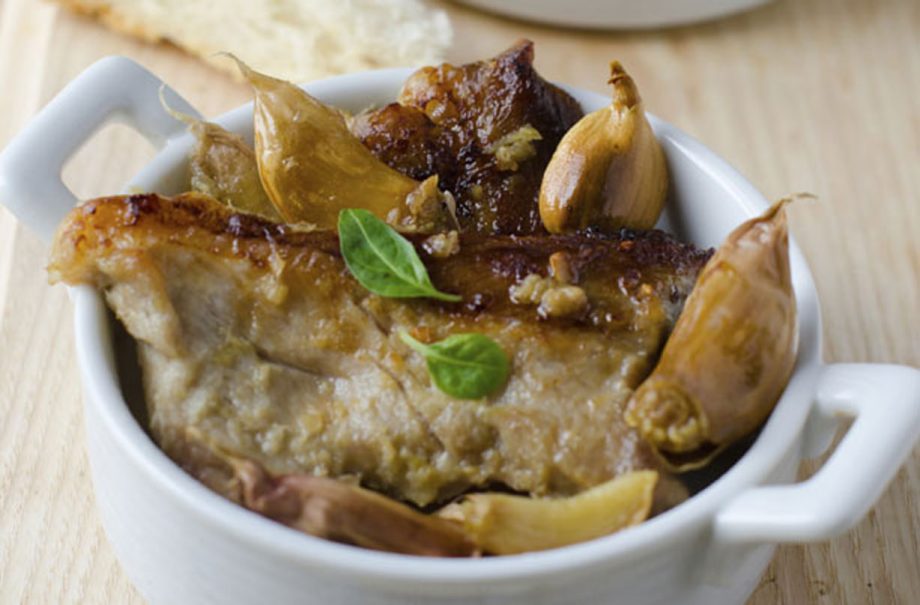 Pork chop recipes, Pork chops baked with garlic