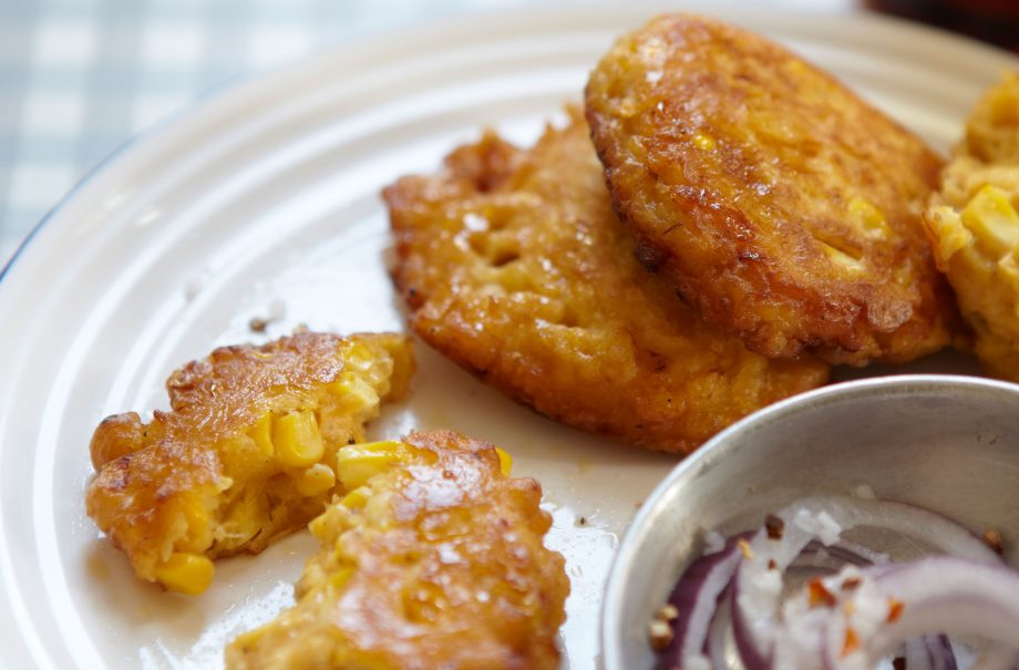 Sweetcorn fritters