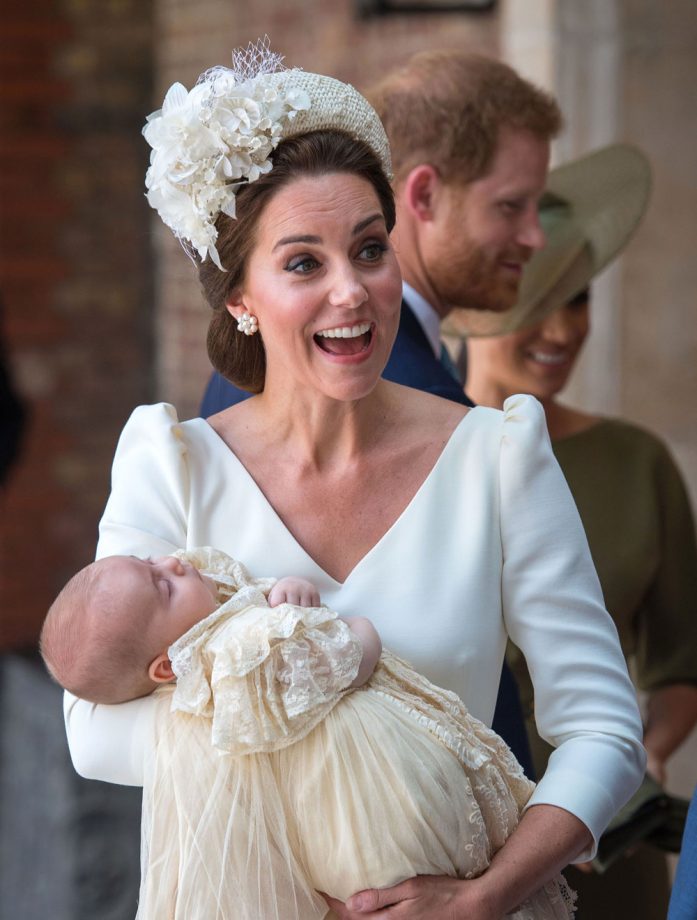 Prince Louis at christening 2018