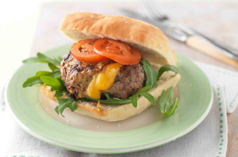 600 calorie meals Melting middle lamb burger