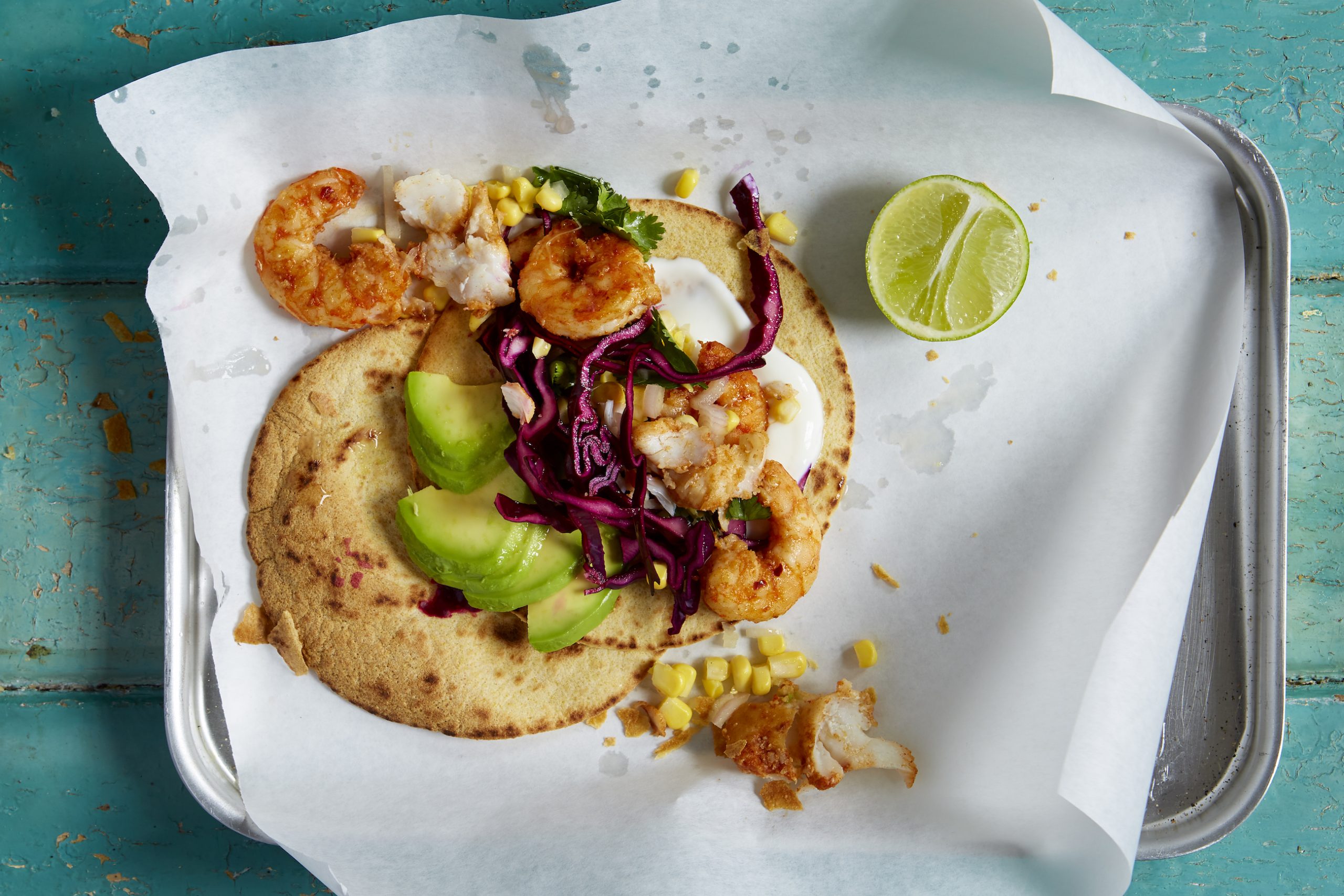Grilled Fish And Prawn Tacos Mexican Recipes Goodtoknow