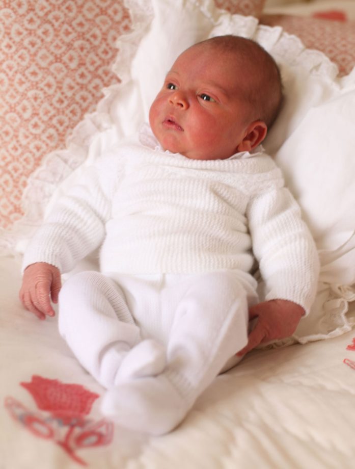 Prince Louis christening royal portrait