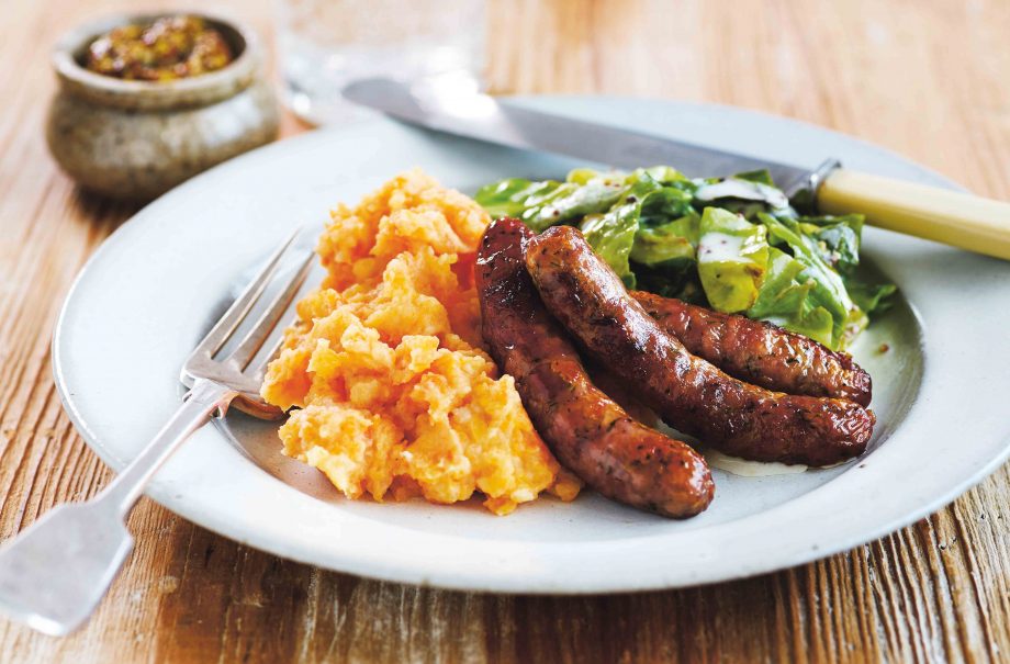 600 calorie meals Spring sausage and mash