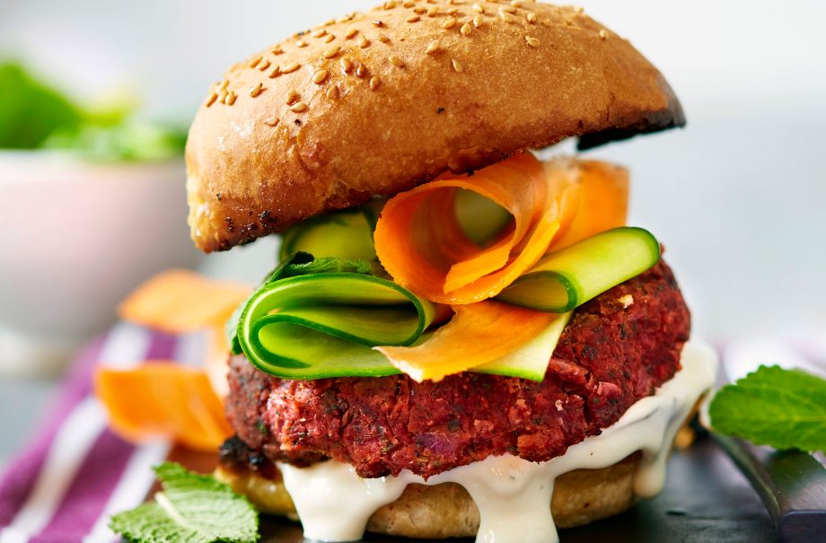 Beetroot burger