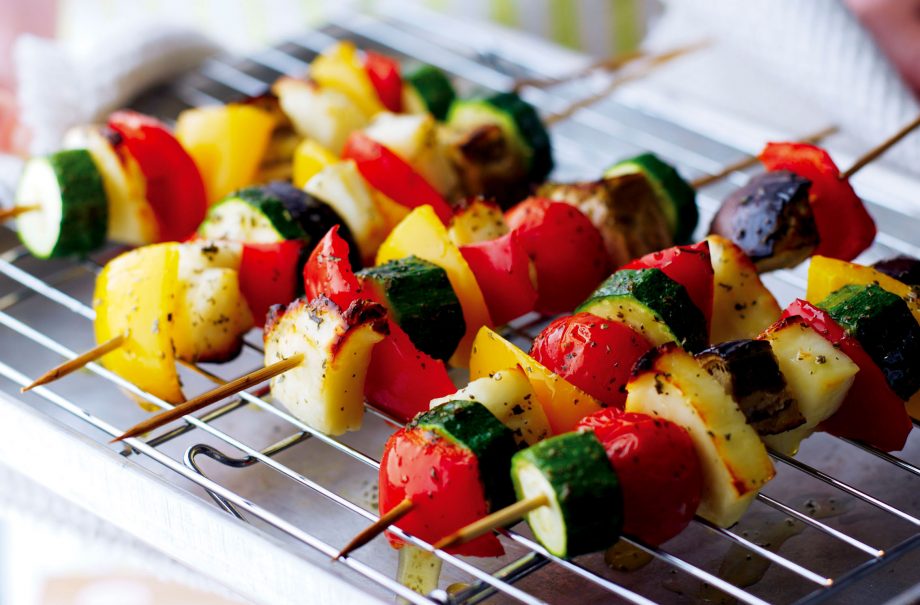 Halloumi skewers