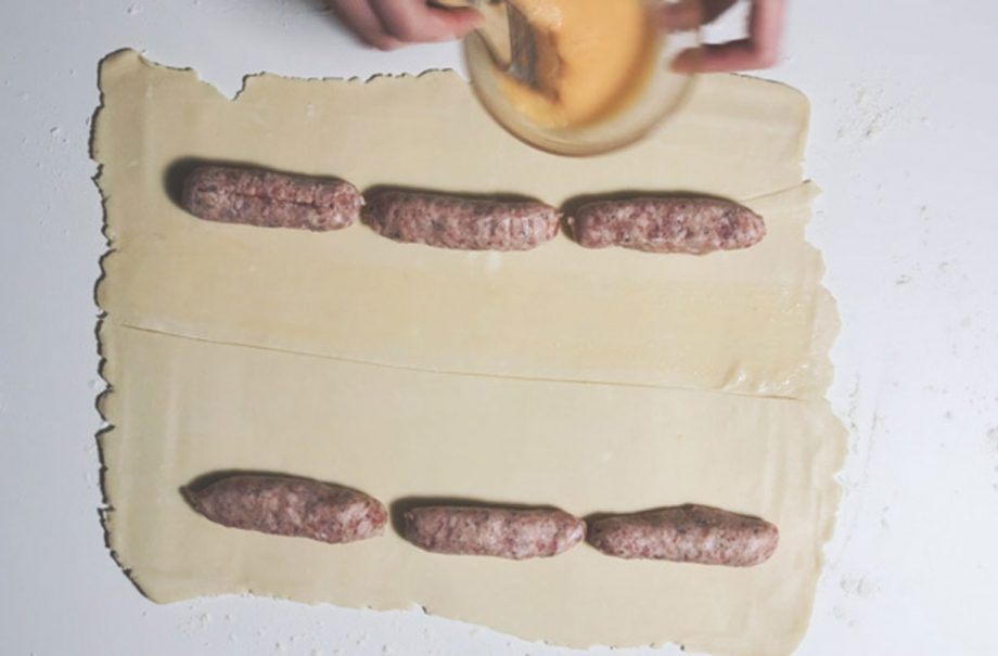 How to make sausage rolls: Step 2