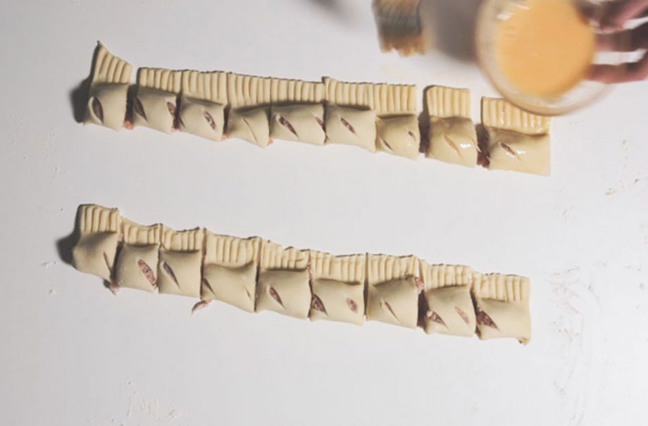 How to make sausage rolls: Step 4