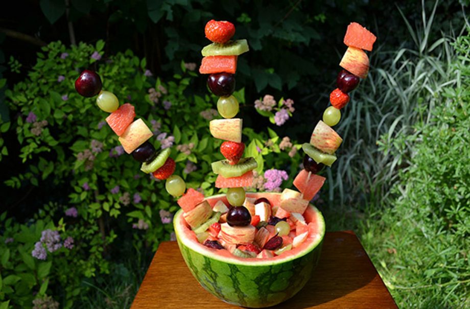 Watermelon fruit bowl