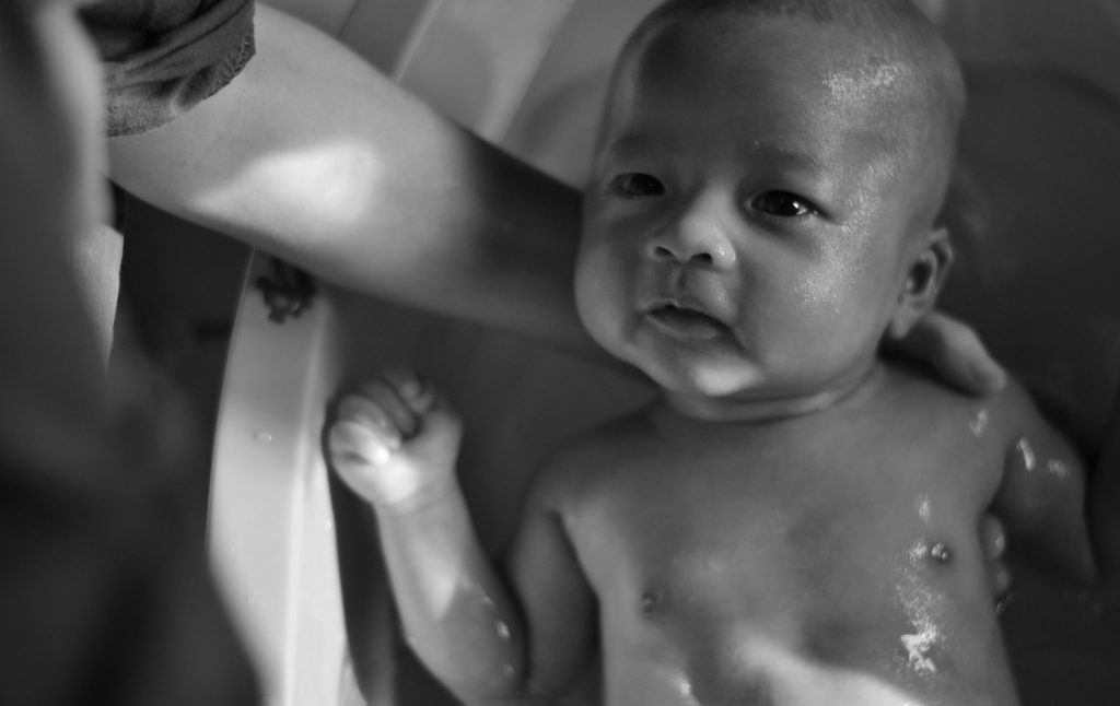 delayed bathing benefits