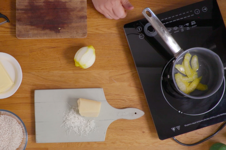 how to make asparagus risotto