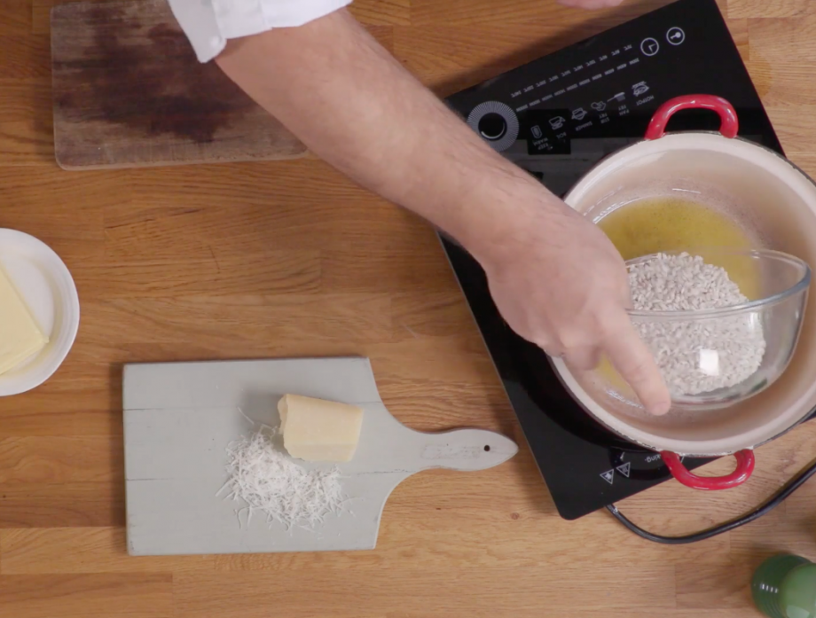 how to make asparagus risotto
