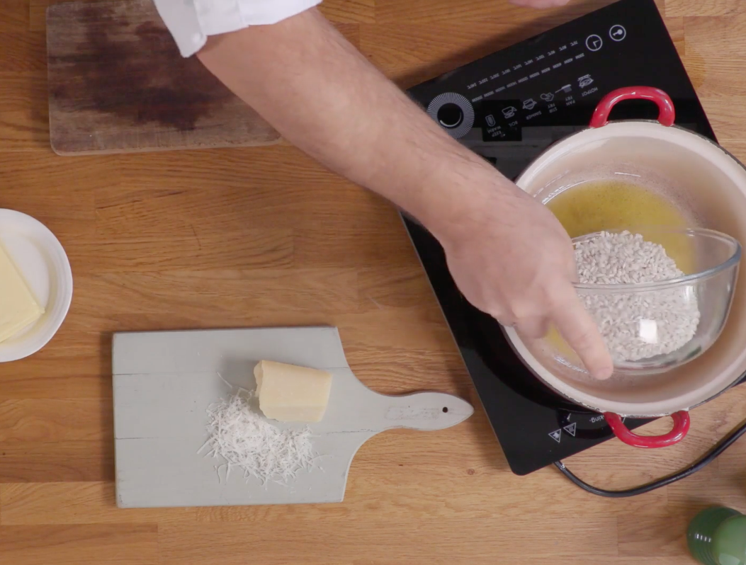 how to make asparagus risotto