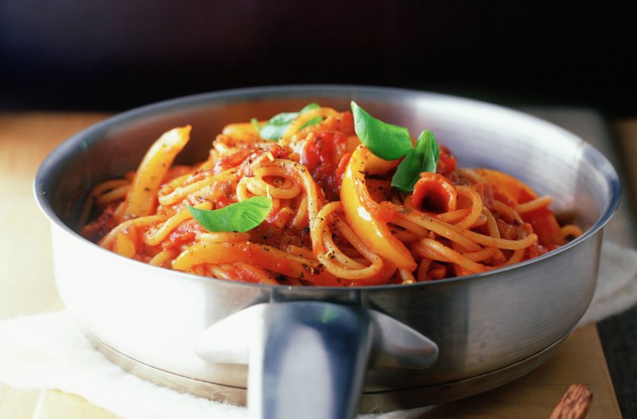 Bacon and chilli pasta