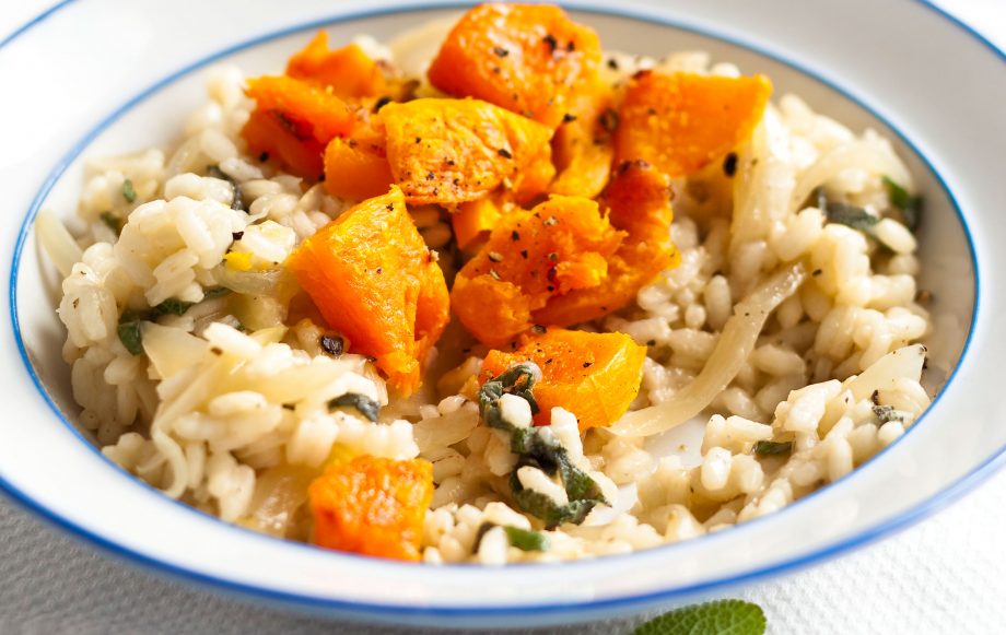 Butternut squash risotto