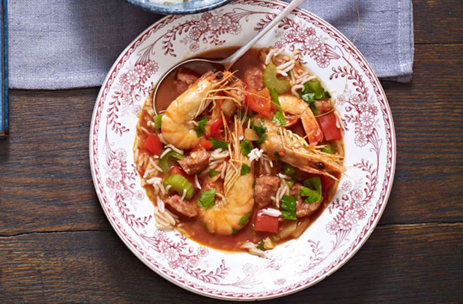 Healthy jambalaya soup