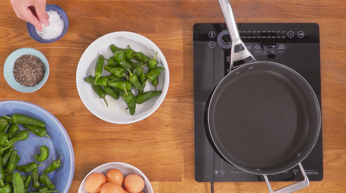 How to cook padron peppers