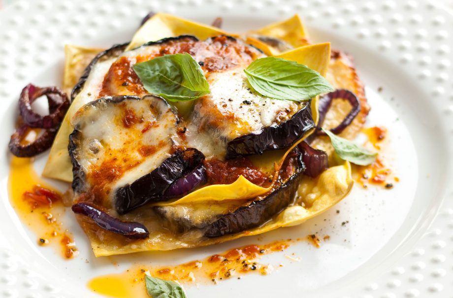 Open Mediterranean lasagne