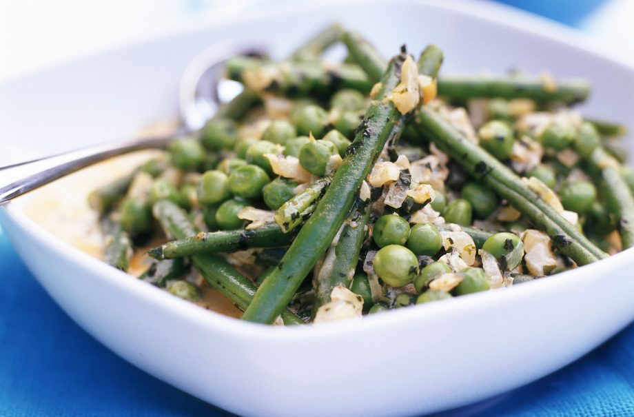 Pea and French bean curry