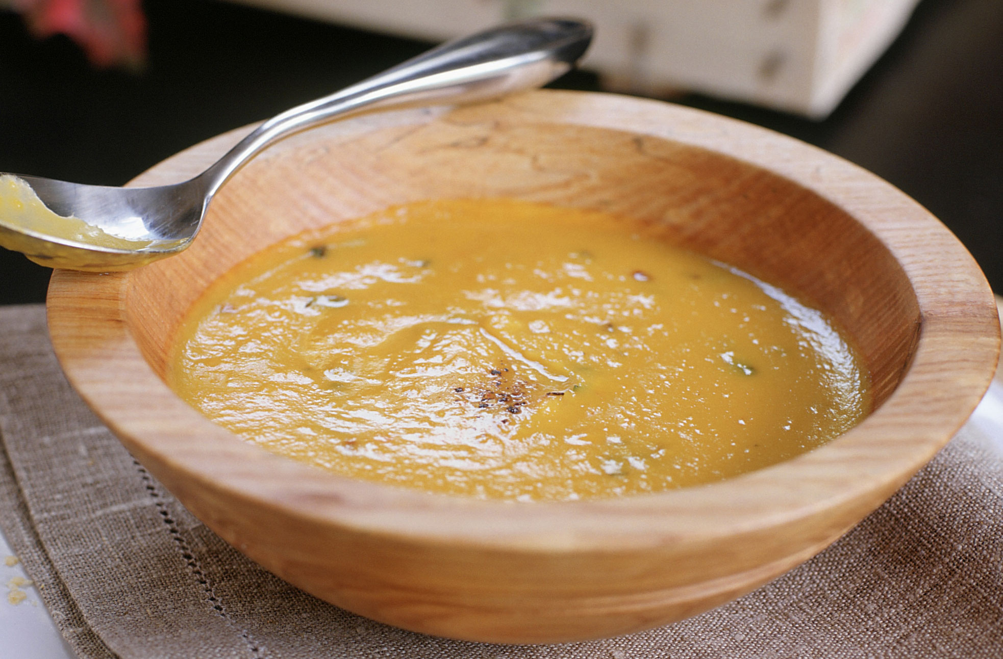 Roast sweet potato soup