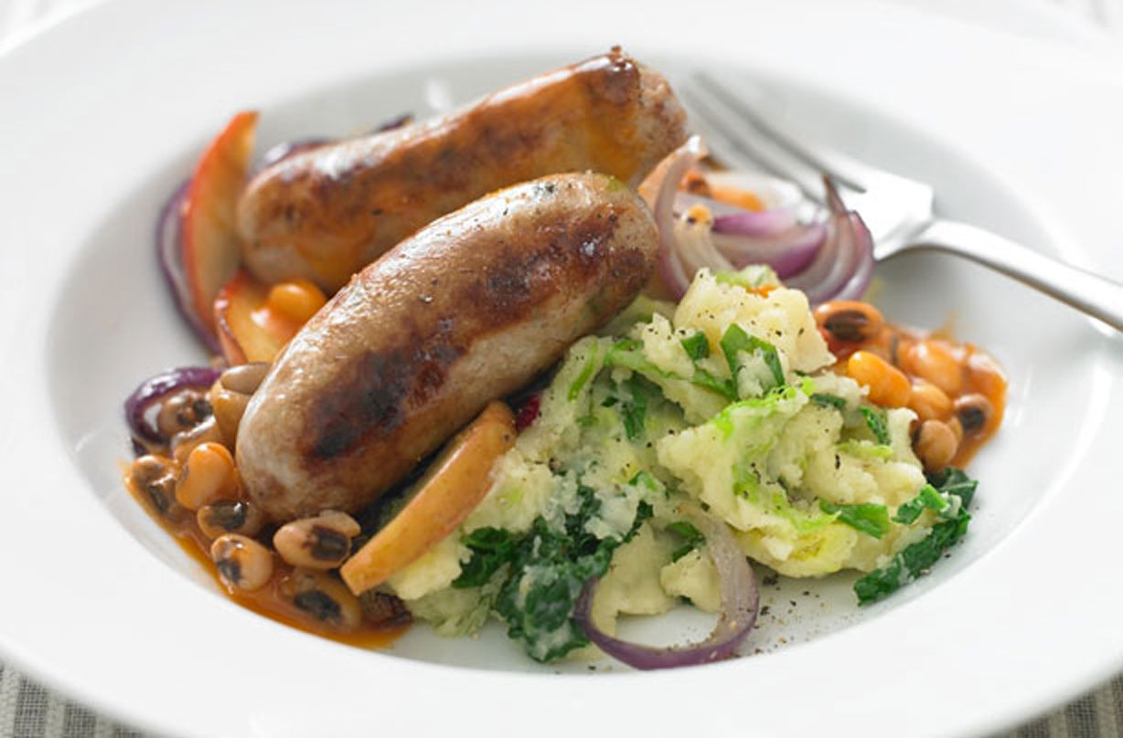 Sausage and bean casserole