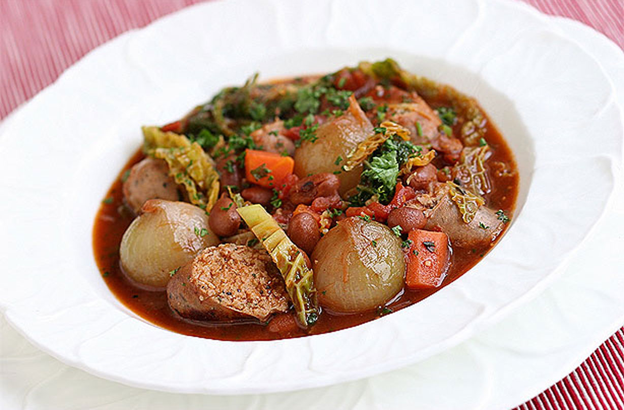 Sausage and bean soup