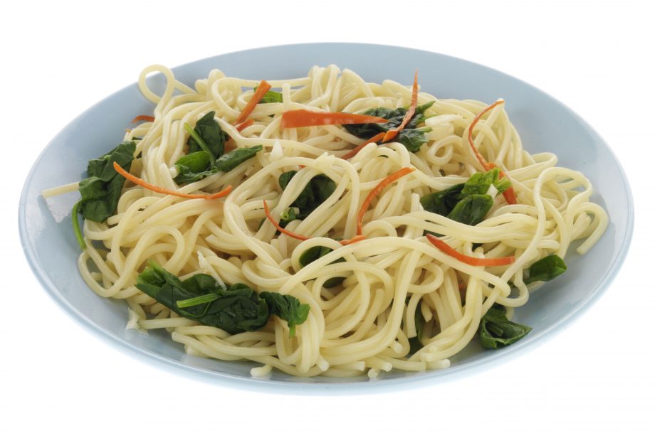 Spaghetti with chilli and herbs