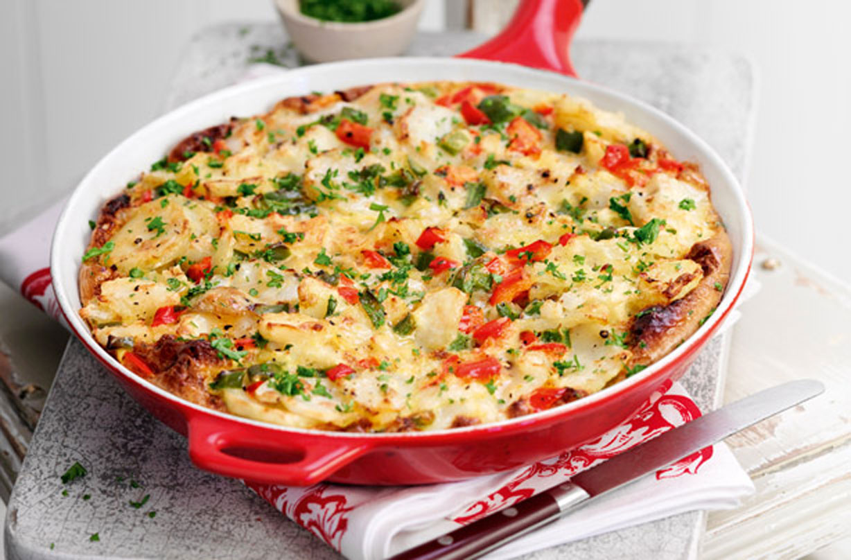 Spanish-style tortilla